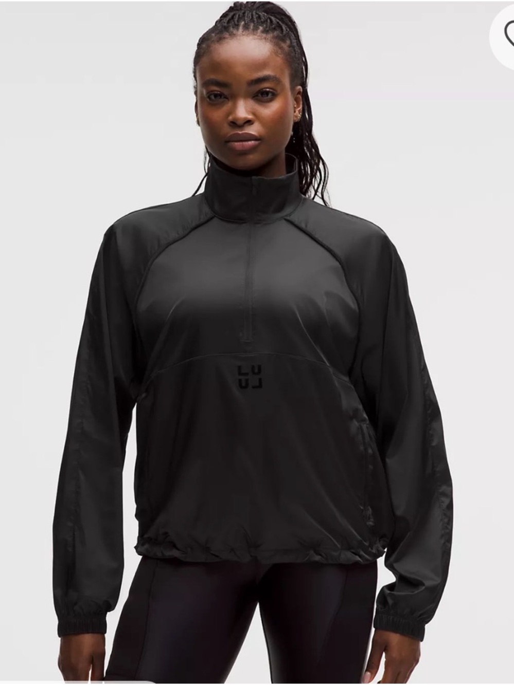 lululemon athletica Black Half-Zip Pullover
